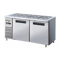 반찬냉장테이블(디지털)냉장1칸(416L/직냉식)1500×700×800mm